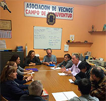 La Candidatura Ciudadana Ganemos Palencia con colectivos vecinales